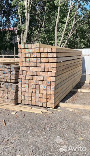 Брус обрезной 100х100х6000мм