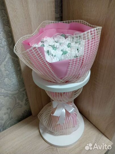 Съедобный букет из зефира