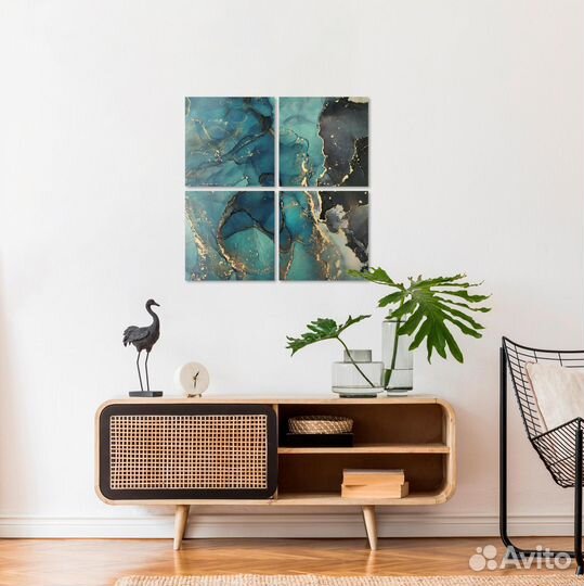 Картина модульная на холсте 