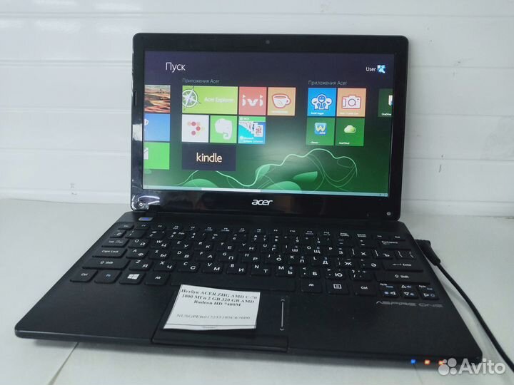 Нетбук acer ZHG