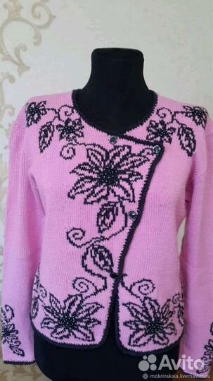 Женский жакет вязаный