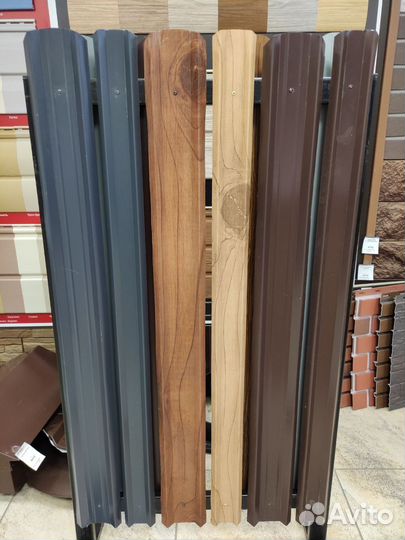 Металлический штакетник (евроштакетник)