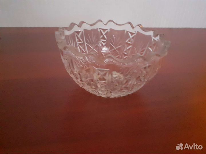 Салатник хрустальный