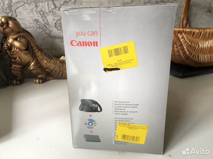 Сумка для canon DVK-301 аккумулятор BP-208 DVD-R