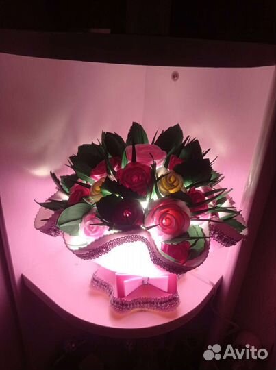 Светильник из изолона букет подарок