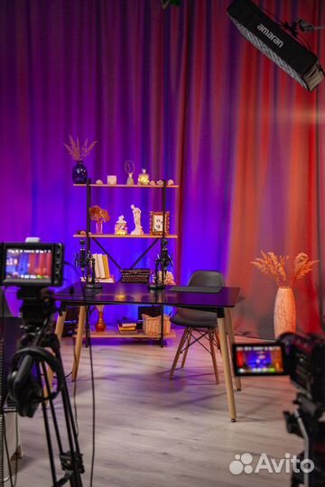 Видеостудия для подкастов, Reels, онлайн курсов