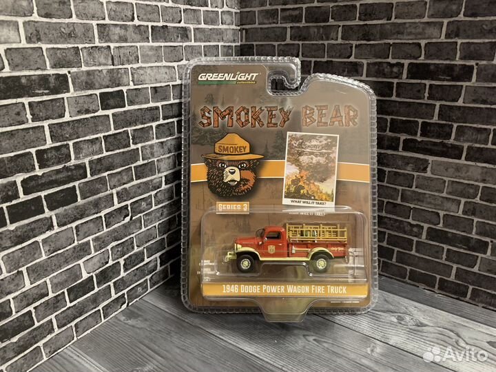 Greenlight 1/64 dodge Power Wagon (пожарный)