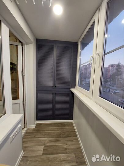 Ремонт балконов расширение отделка и остекление