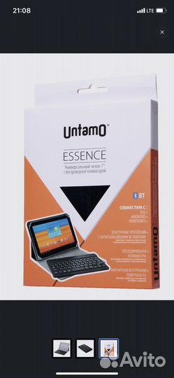 Клавиатура-чехол c Bluetooth