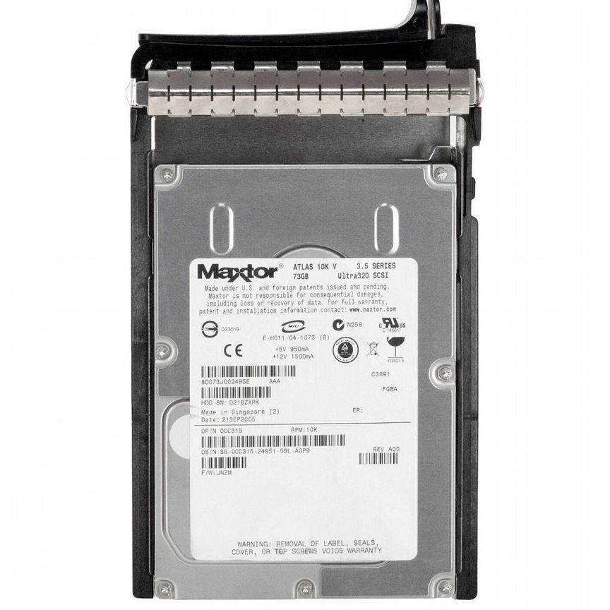 [CC315] Жесткий Диск Dell 73gb U160scsi 3.5" Hdd Cc315