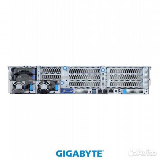 Платформа Gigabyte 2U R282-3C1, До двух процессоро
