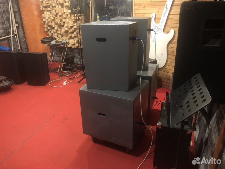 Мощный звуковой комплект. 2 ASR-15 + 2 ASR-18