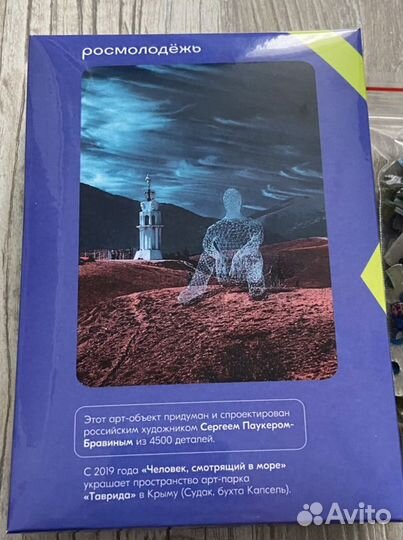 Пазл / мозаика Человек, смотрящий в море