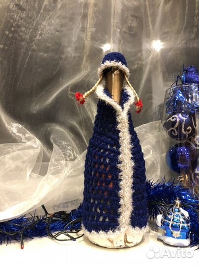 Украшения к Новому году на шампанское