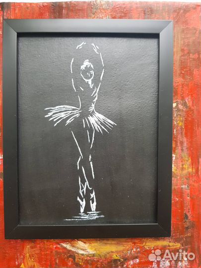 Картина абстракция акрилом 