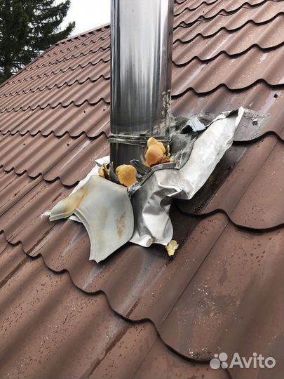 Монтаж снегозадержателей, водосточной системы