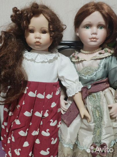 Фарфоровые куклы 10 штук
