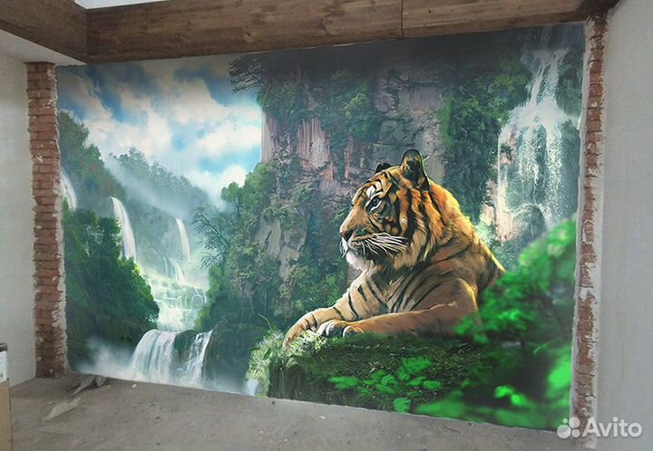 Художник / Рисунки в интерьере / Роспись стен