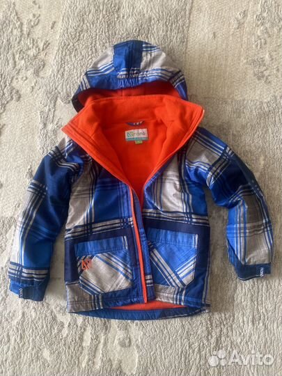 Ветровка на флисе для мальчика 122 128