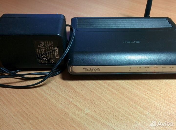 Wi-Fi роутер asus WL-520GC