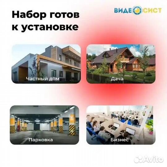 Комплект видеонаблюдения уличный 2Mp 3камеры Dahua