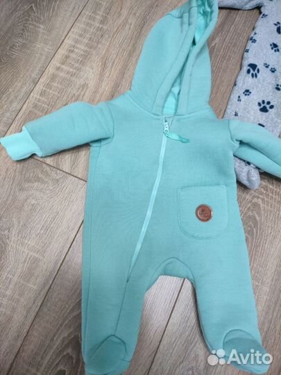 Комбинезон из футера с начесом 56