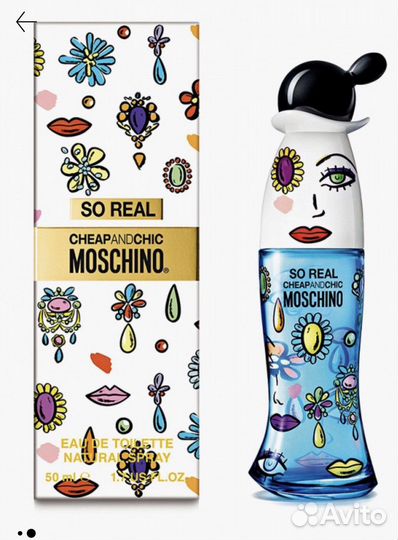 Moschino So real. 100 мл флакон