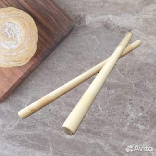 Деревянная скалка для теста