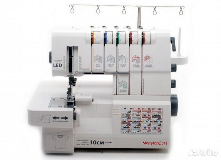 Оверлок Merrylock 075 (5-ти-ниточный)