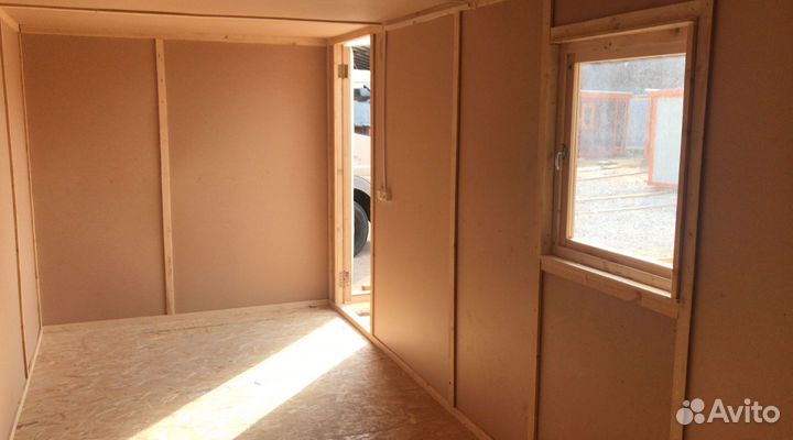 Бытовка дачная теплая 6х2,3м