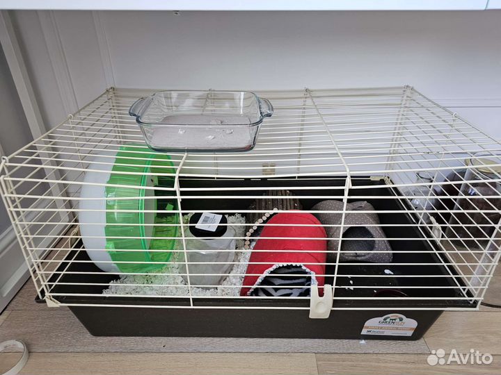 Клетка для кролика шиншил ежа большая 75 на 45