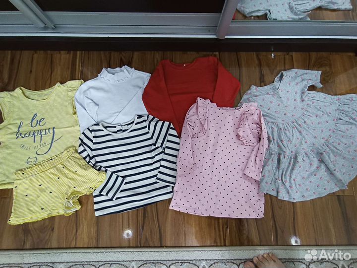 Детские вещи пакетом на девочку 98 104