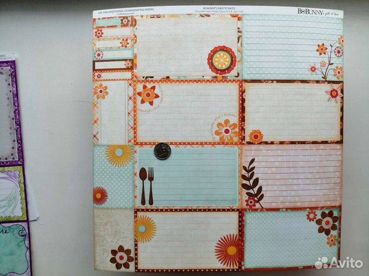 Бумага (карточки) для скрапбукинга BoBunny
