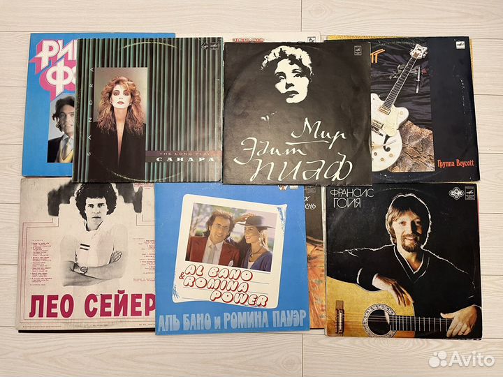 Виниловые пластинки, зарубежные, 15 шт