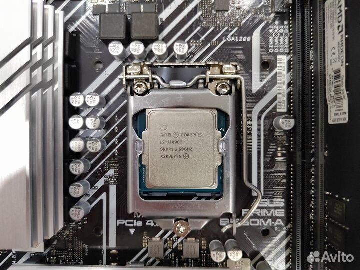 Комплект Asus prime B560M-A+Intel i5 11400f+16 Гб