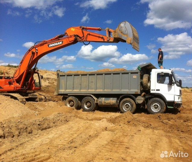 Песок щебень грунт щпс пгс с доставкой