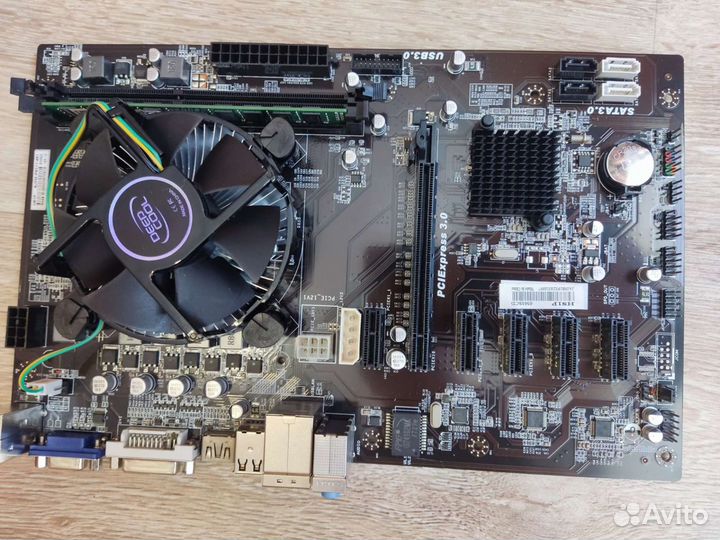 Комплект для майнинга на 6 видеокарт H81P