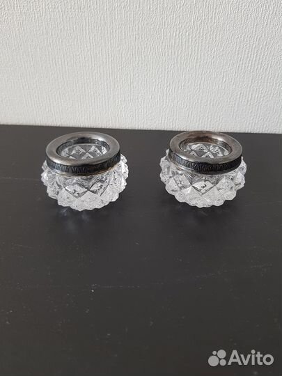 Солонка хрустальная СССР