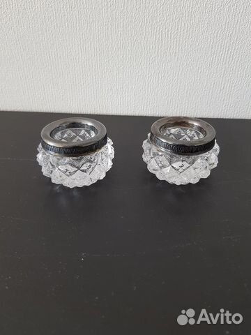 Солонка хрустальная СССР