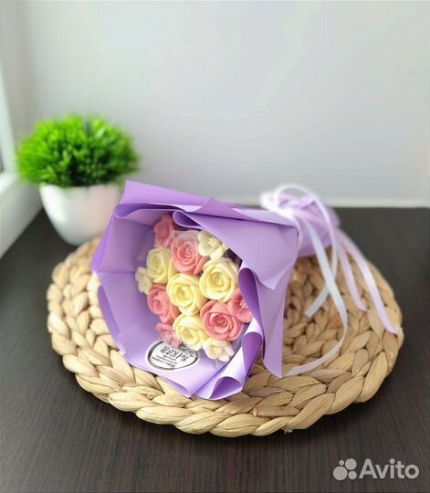 Шоколадные цветы, конфеты