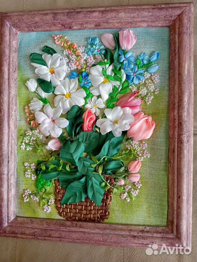 Картина лентами