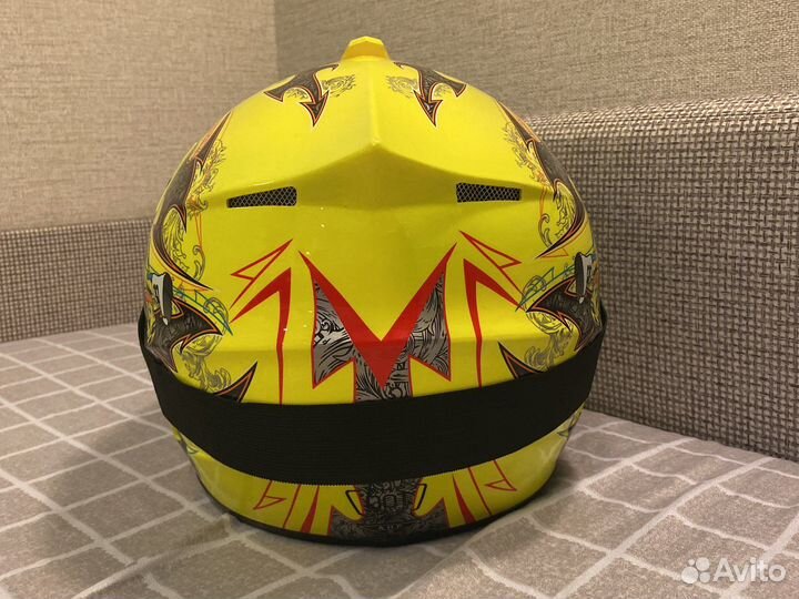 Шлем велосипедный фулфейс детский размер-s