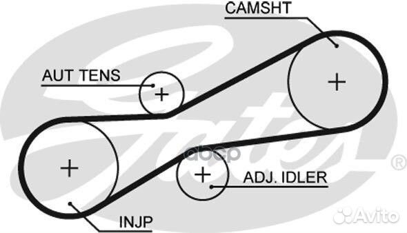 Ремень грм gates 5494XS 5494XS Gates