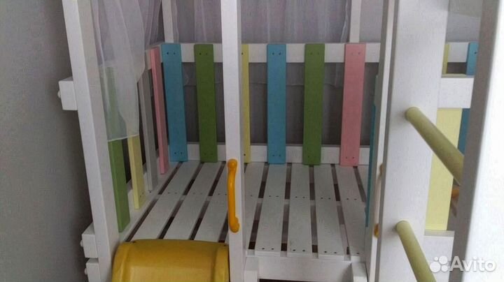 Игровой комплекс домик горка в квартиру доставка