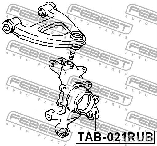 Сайлентблок задней цапфы