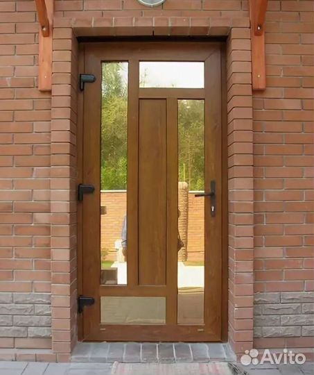 Дверь пвх ламинированная золотой дуб 980*2100