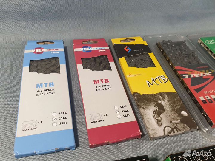 Цепь велосипед 6 7 8 9 скоростей (новая)