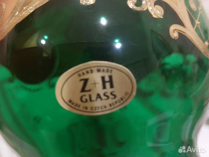 Графин Богемия со стопками.Лепнина