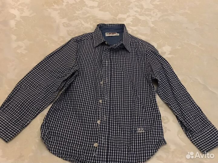 Школьная рубашка TDM в отличном состоянии