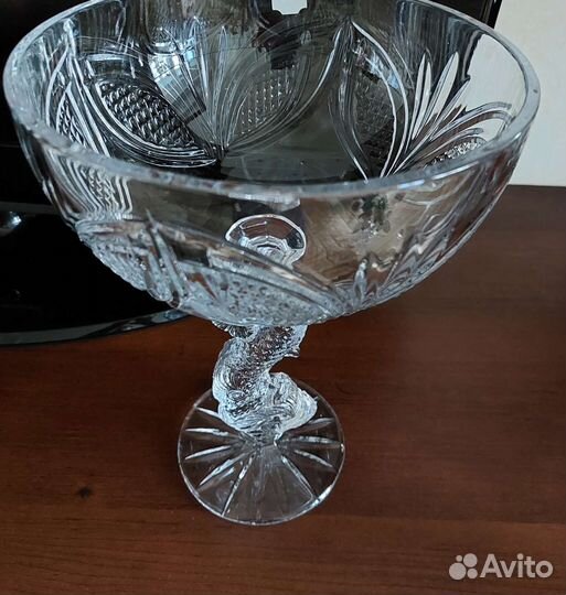 Ваза хрустальная фруктовница 